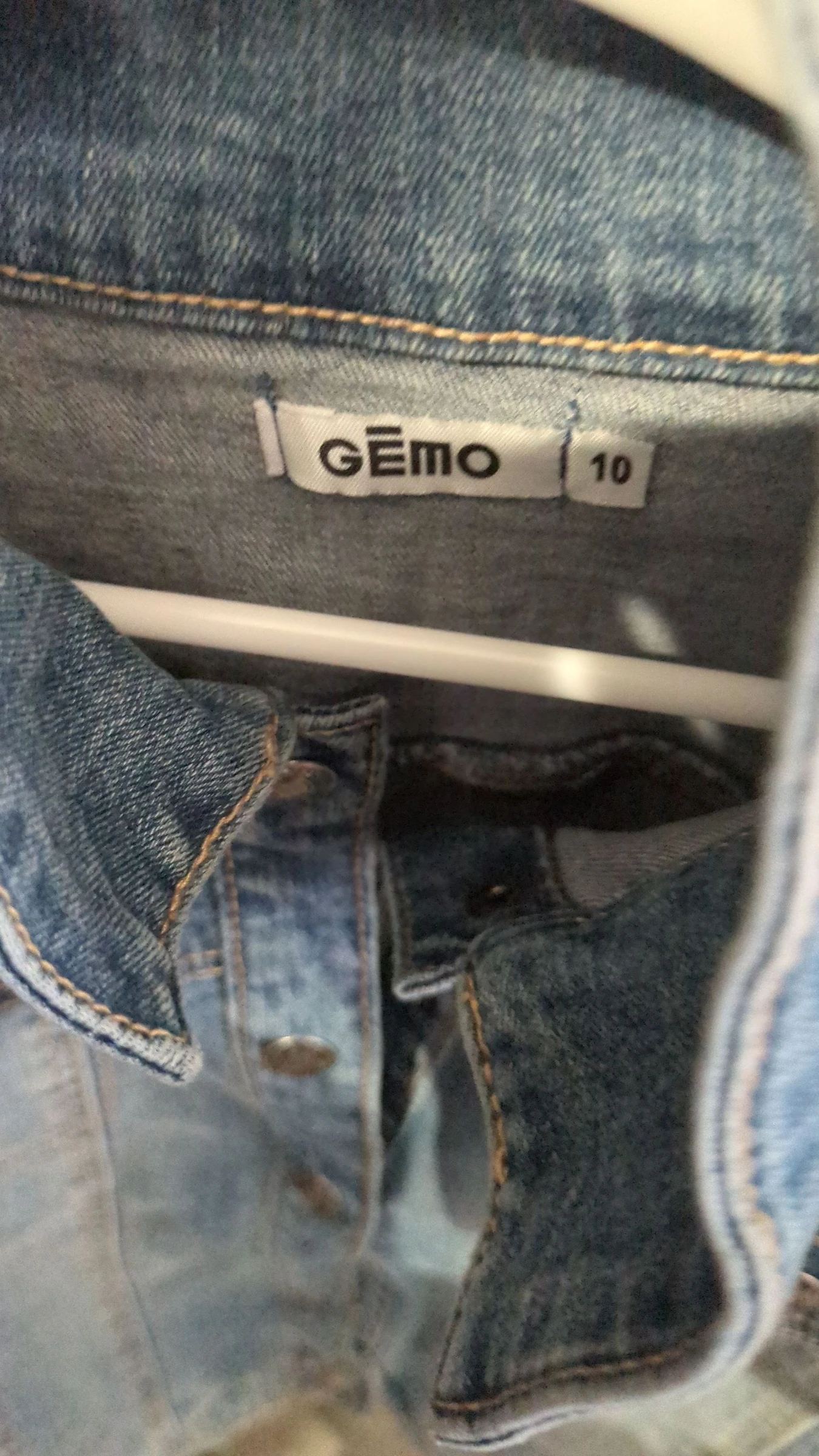 Veste jeans menina tamanho 10 anos – photo 3